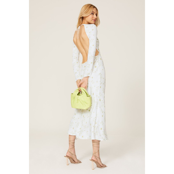 Third Form Wild Flowers Back Out Dress print-white | Rent the Runway