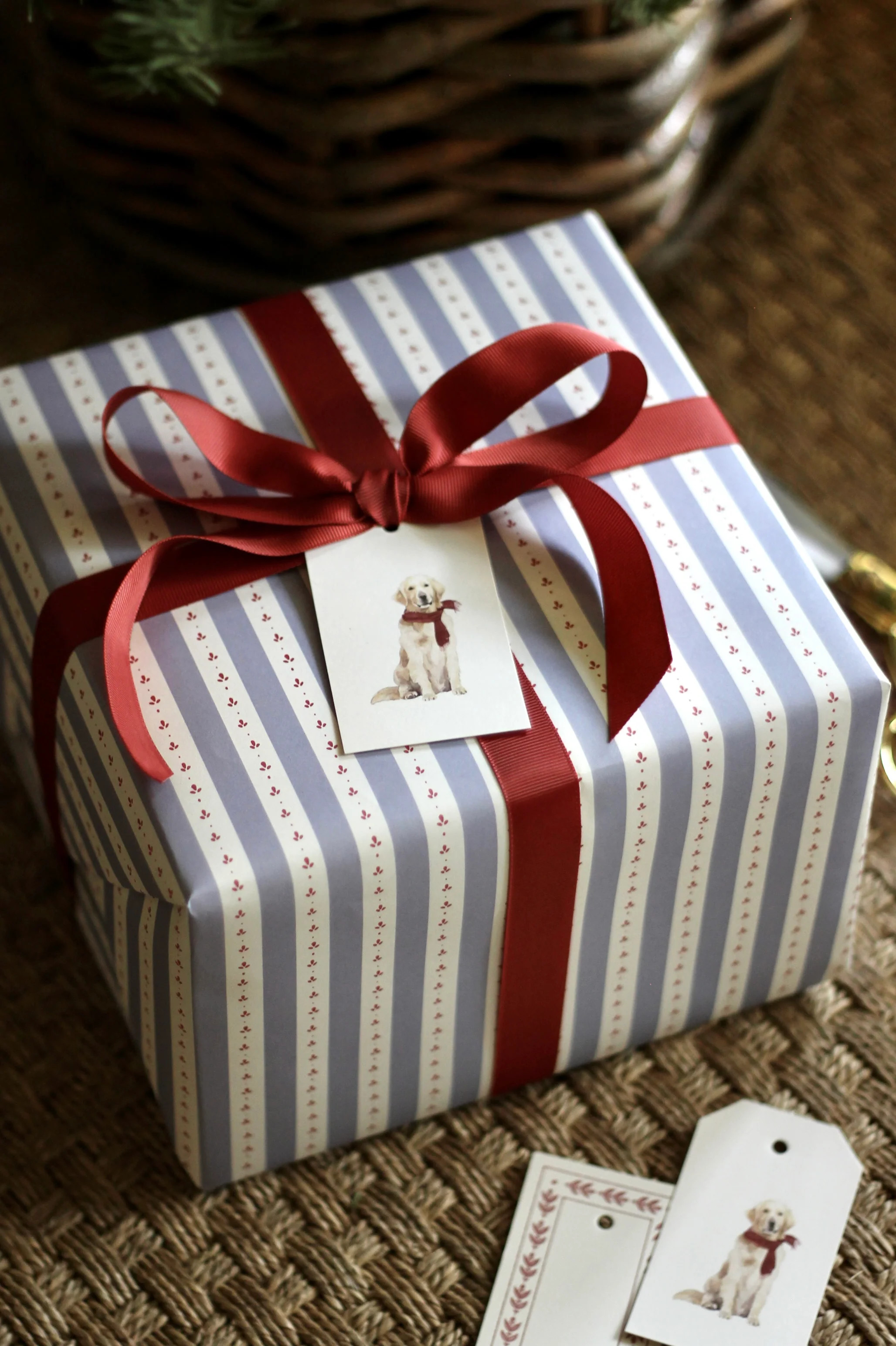 Alice Stripe Wrapping Papers | JSH Home Essentials