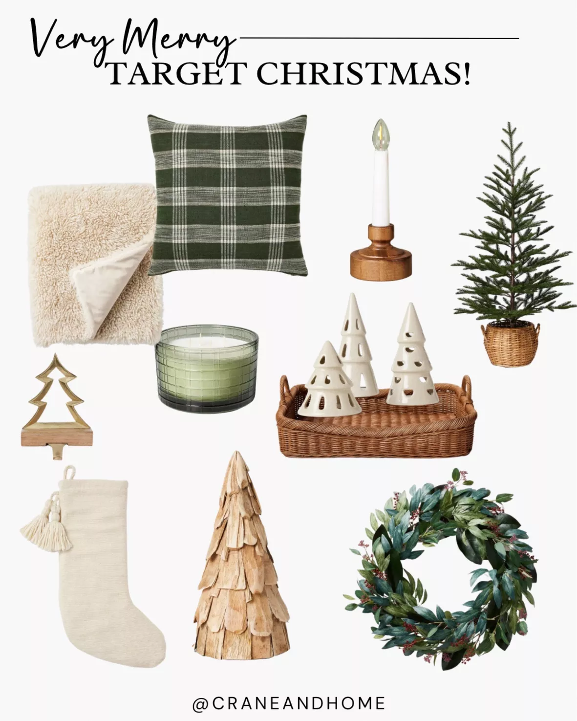 Shop Target's Viral Faux Shearling Christmas Tree Pillows