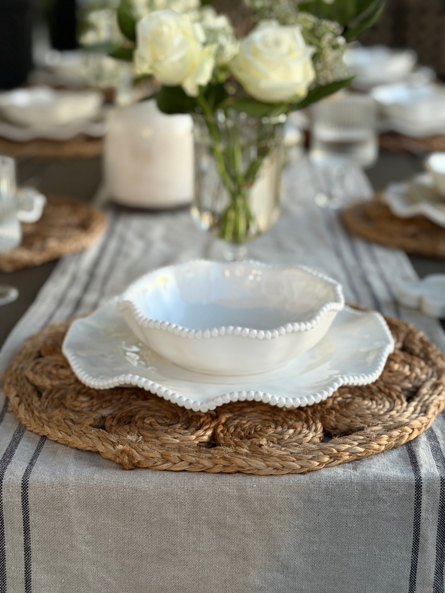 Major sale on this melamine dinnerware set!  It is gorgeous!  These placemats are back ordered, but worth the wait!