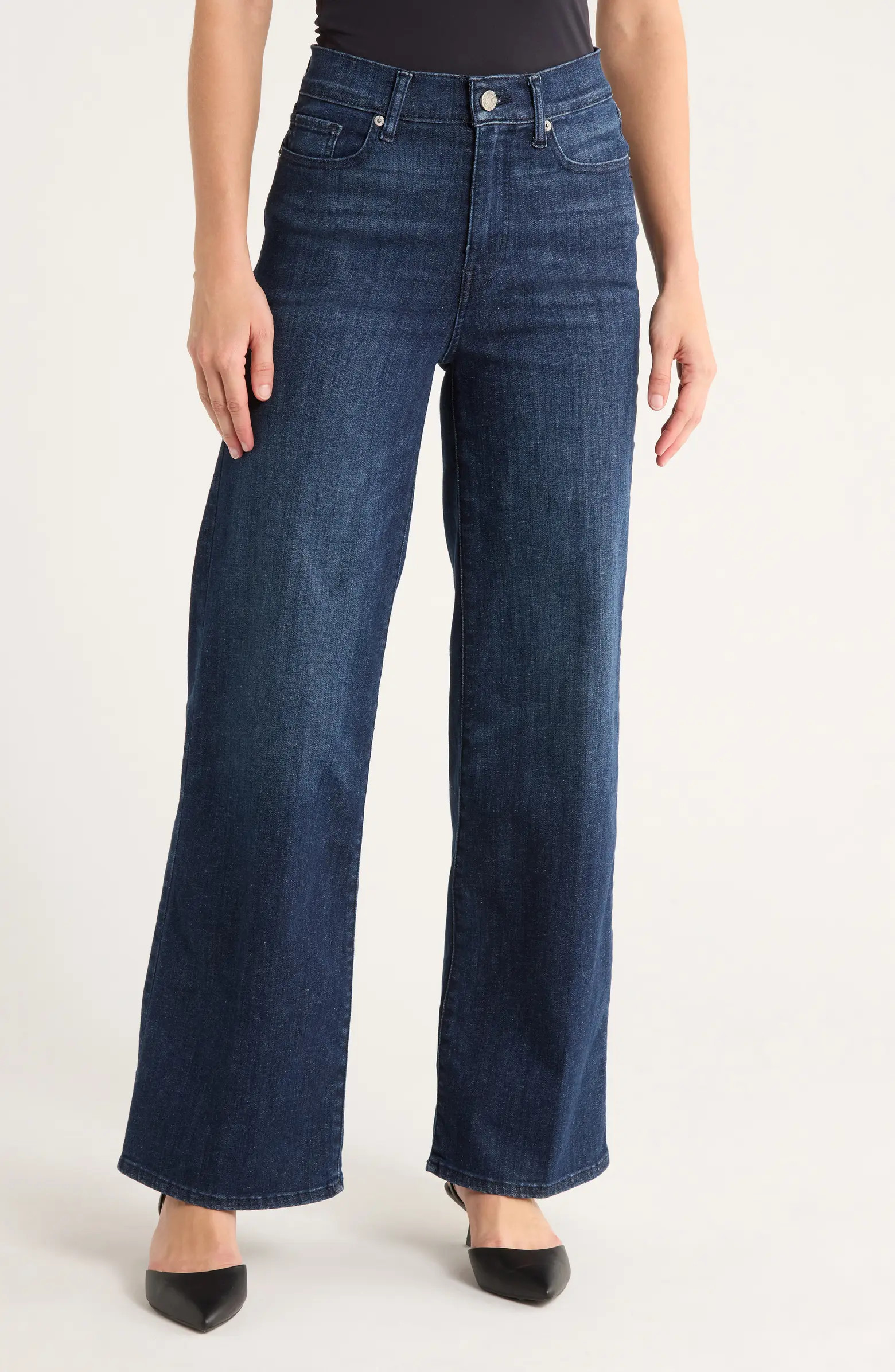 Le Slim Palazzo High Waist Wide Leg Jeans | Nordstrom Rack