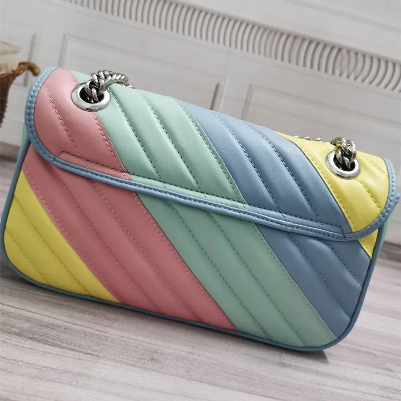 Crossbody Totes Shoulder Bags For Women Luxurys Designers Handbag Marmont Chevron Velvet Bag Slid... | DHGate