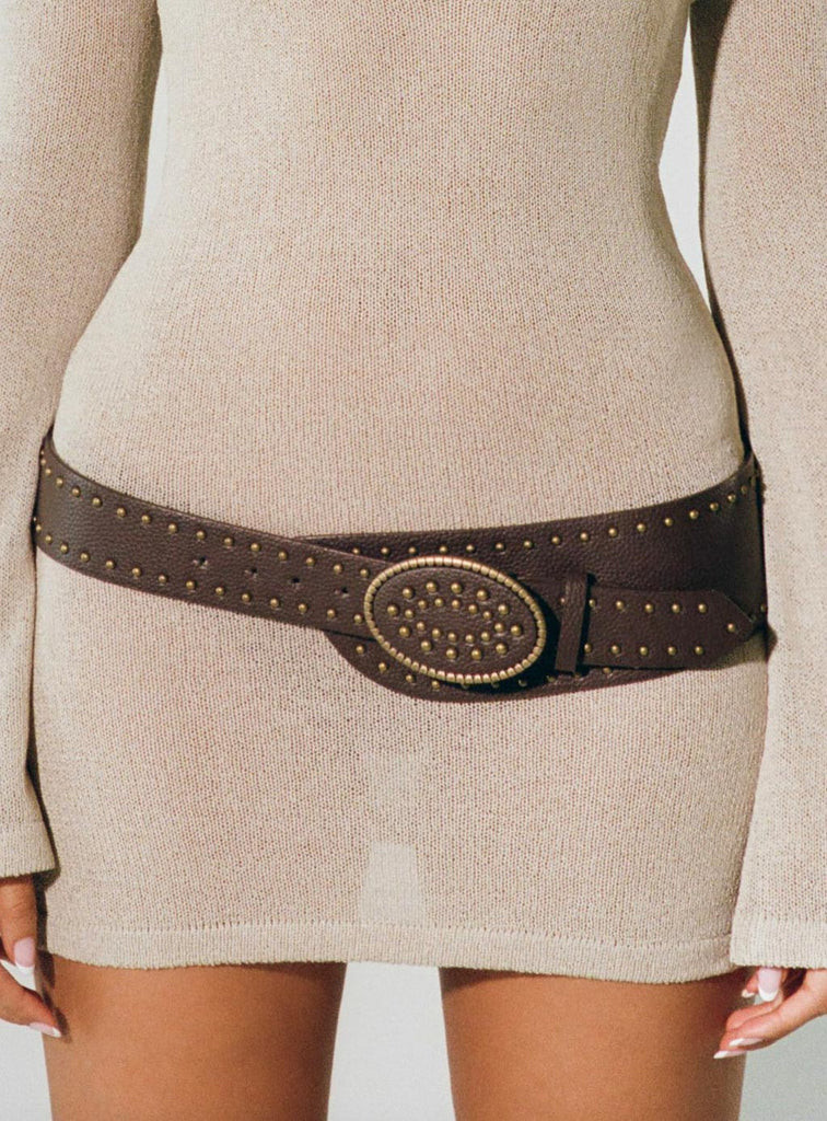 Elderwood Belt Brown | Princess Polly US