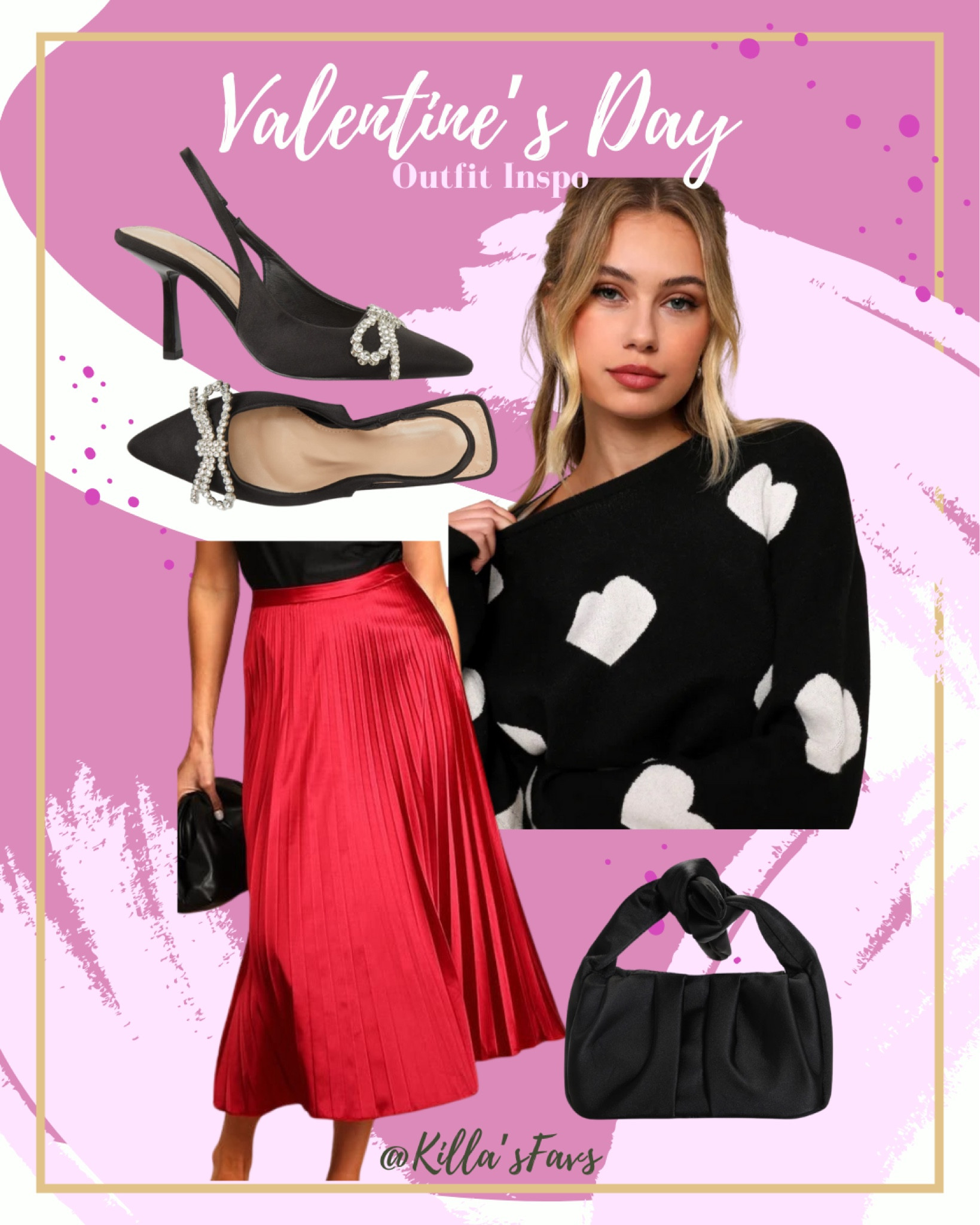 Valentine’s Day Date Outfit 💌

Valentine’s Day is one month away! Do you have your outfit planned yet? Whether you are going out for a girls “Galentine’s” dinner or have plans with your partner, make sure to get your outfit planned early✨

#lulus #valentinesday #valentinesdayoutfit #outfitideas #ootd #pink #red #statement #holiday #accessories #galentinesday #hearts #satinskirt #bows #heels

#LTKstyletip #LTKshoecrush #LTKSeasonal