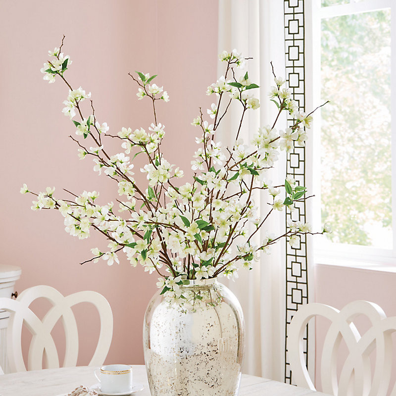 Bunny Williams Faux Apple Blossom Stem - Ballard Designs | Ballard Designs, Inc.