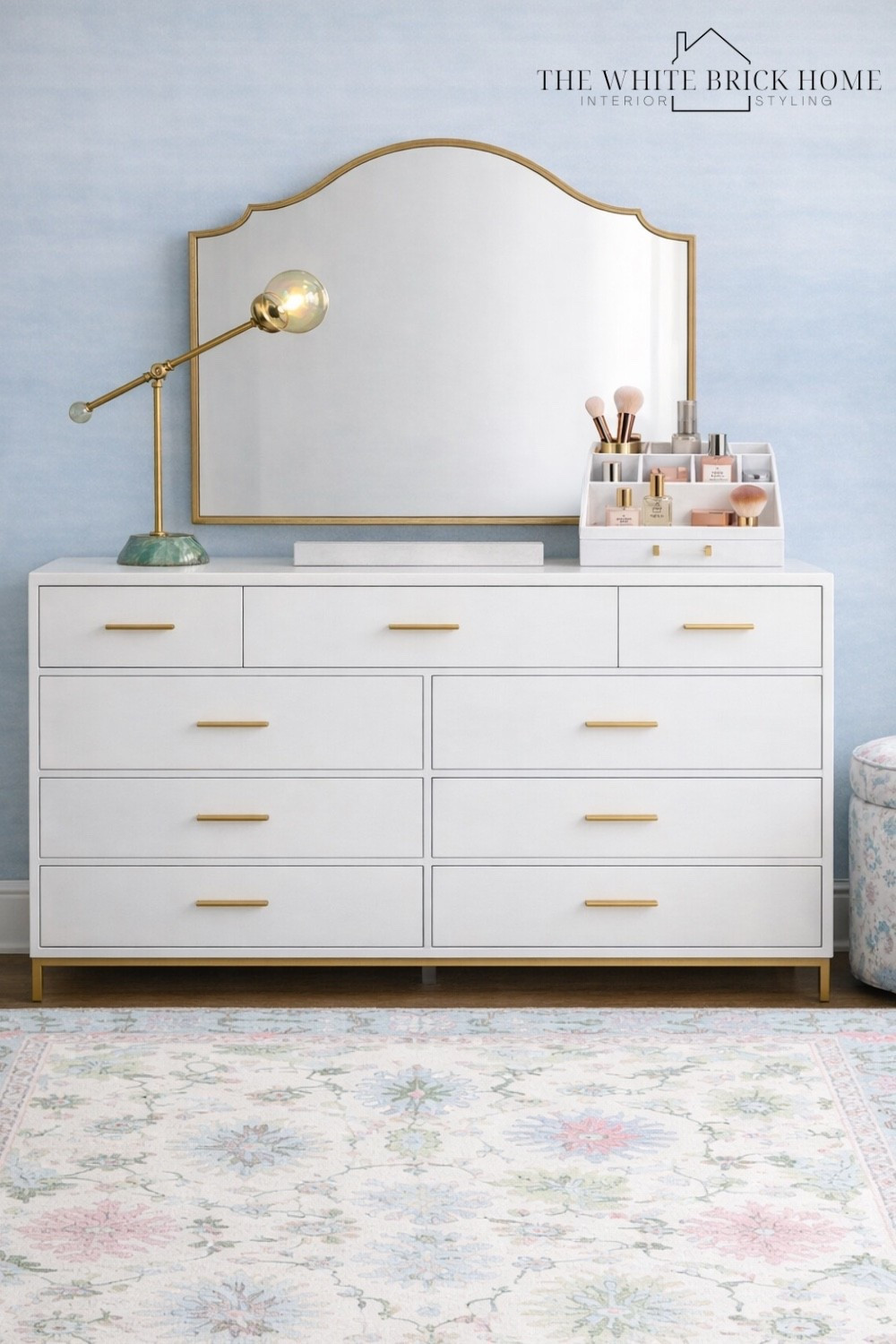 Soft pastels, gold accents, and timeless style - this dreamy vanity corner for a girls bedroom feels effortlessly elegant and cool. 

Girls room, girls bedroom, kids room, kids bedroom design, girls room decor, girls room furniture, girls room inspiration, girls room rug, girls room wall mirror, girls room lighting, girls room design, blue bedroom, bedroom, bedroom theme, kids room, kids bedroom, teen blue bedroom, teen girl blue bedroom, pottery barn teen, pottery barn, wayfair, Kendra Scott 

#LTKHome #LTKKids #LTKSaleAlert