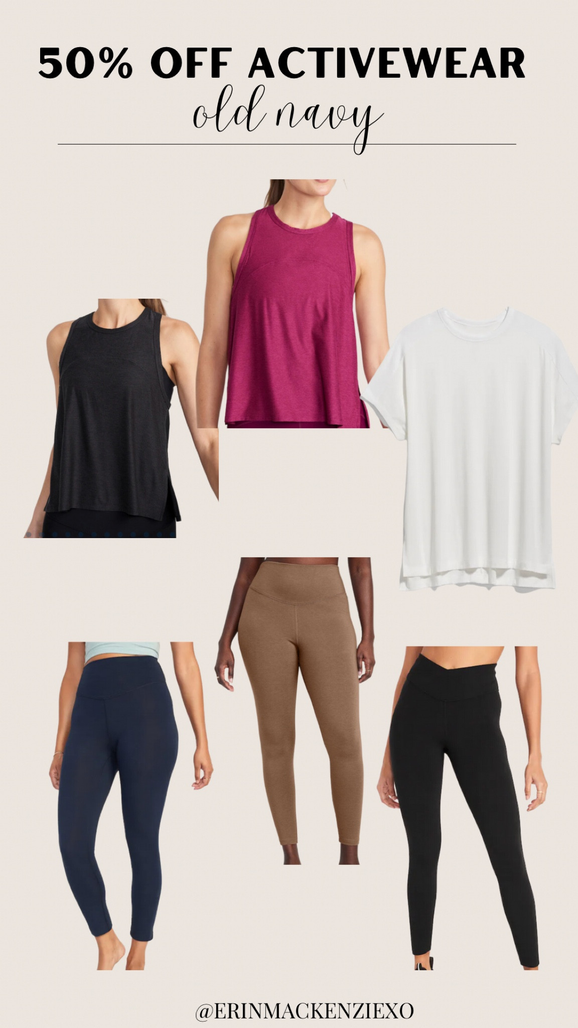 Activewear on sale from old navy! Best workout leggings. 

#LTKcurves #LTKfit #LTKsalealert