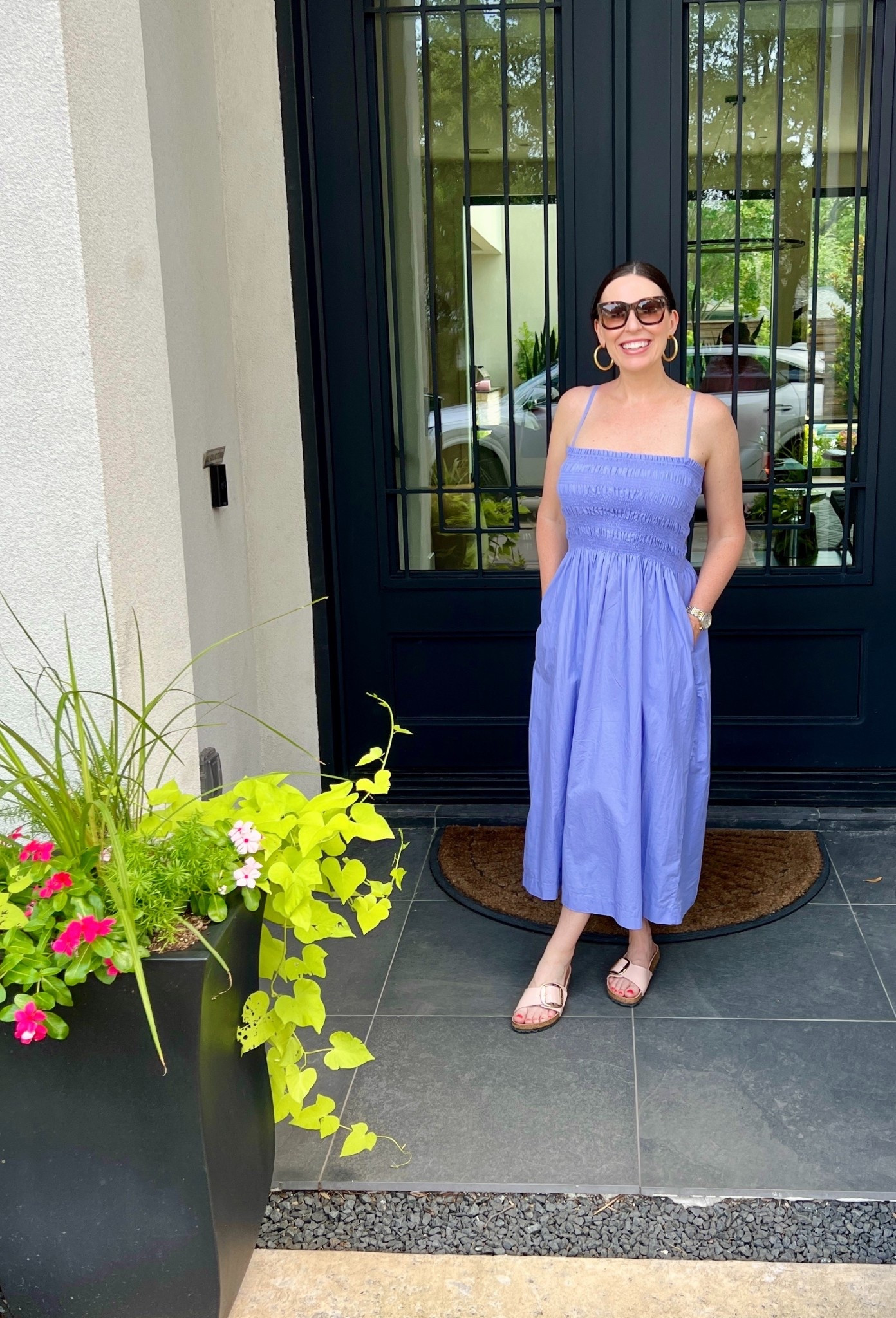 got my sissy this fab new lilac purple dress for only $30! it’s good quality, has pockets, and you’ll never guess where it’s from!  💜 comes in purple, floral, and black. she’s wearing XS. 

shipping was free and so fast. 

#LTKFindsUnder50 #LTKSummerEdit #LTKSeasonal
