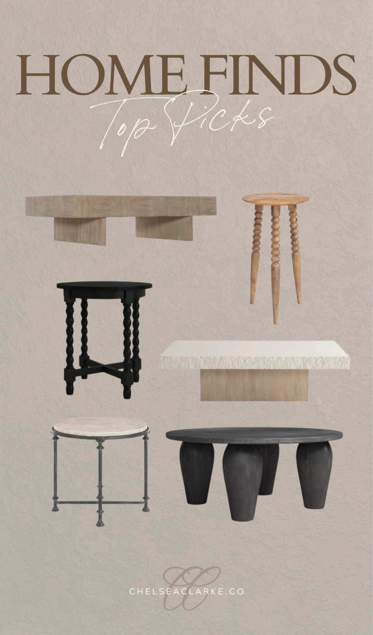 Gorgeous coffee tables, side tables and cocktail tables in a mix of transitional styles, modern and contemporary living room furniture. Upgrade your living room with one of these beautiful coffee tables and side tables. Follow for more home decor ideas! 

#LTKCyberWeek #LTKHome #LTKFindsUnder100