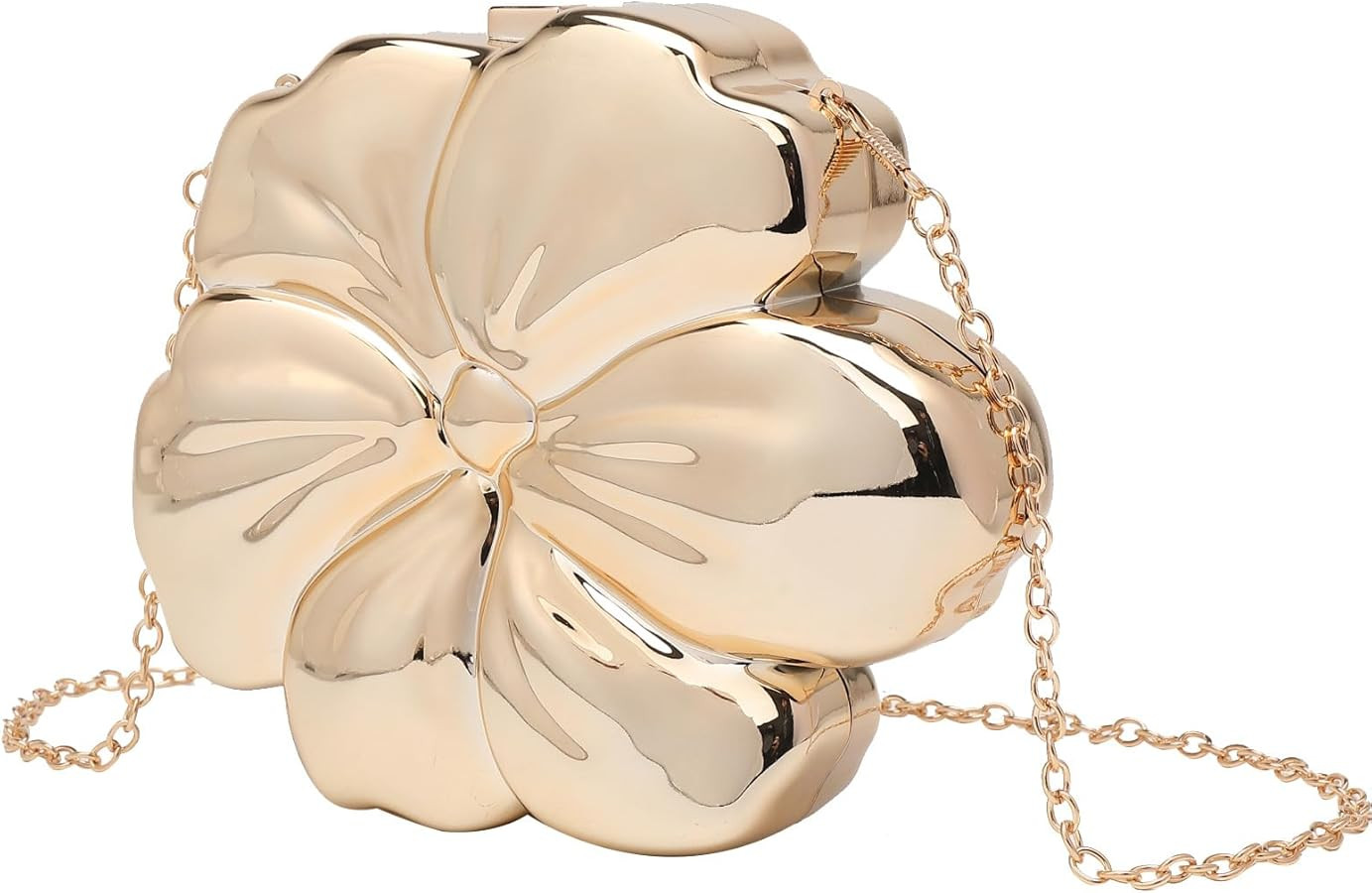 Women Sparkly Acrylic Clutch Unique Shape Acrylic Purse Metallic Acrylic Handbag Fancy Evening Ba... | Amazon (US)