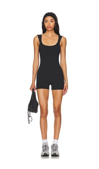 Salem Short Romper in Black | Revolve Clothing (Global)