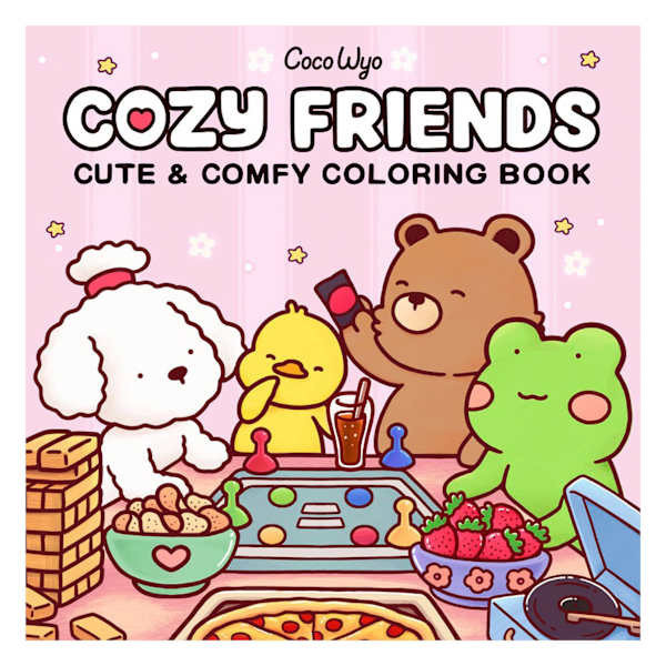 Cozy Friends Coloring Book, 8", sold by At Home | At Home