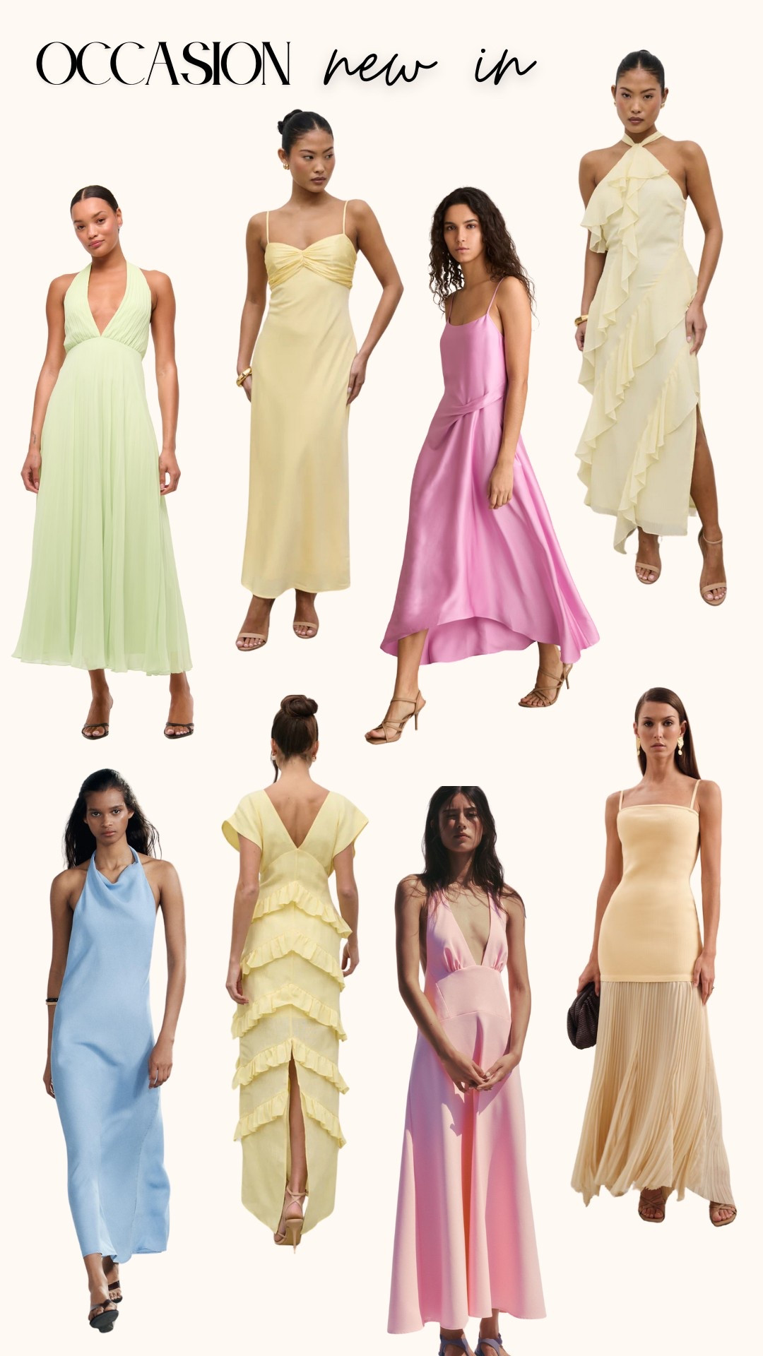 occasionwear new in 🥂🤍

#LTKdresses #LTKspring #LTKwedding