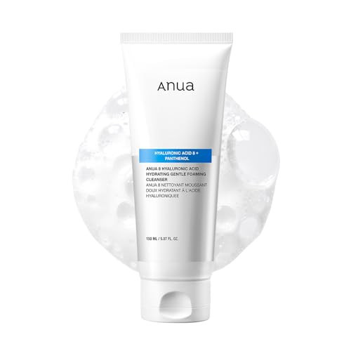 ANUA Hydrating Gentle Foaming Cleanser, Daily Face Wash for Double Cleansing, Hyaluronic Acid, Zi... | Amazon (US)