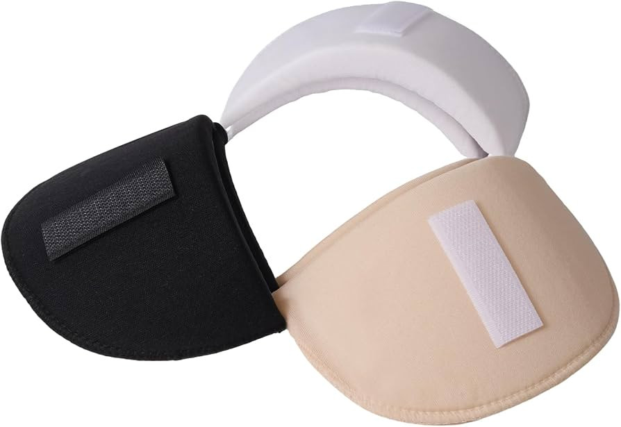 3 Pairs Set-in Shoulder Pads, 1.5cm Thickening Foam Shoulder Pads for Womens Clothing,No-Sewing R... | Amazon (US)