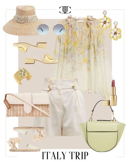 Take me to the coast of Italy in this  light and breezy outfit while I sip limoncello and enjoy the views. 

Blouse, linen shorts, sun hat, sunglasses, spring outfit, summer outfit, elevated outfit, block heel, slides 

#LTKover40 #LTKshoecrush #LTKstyletip