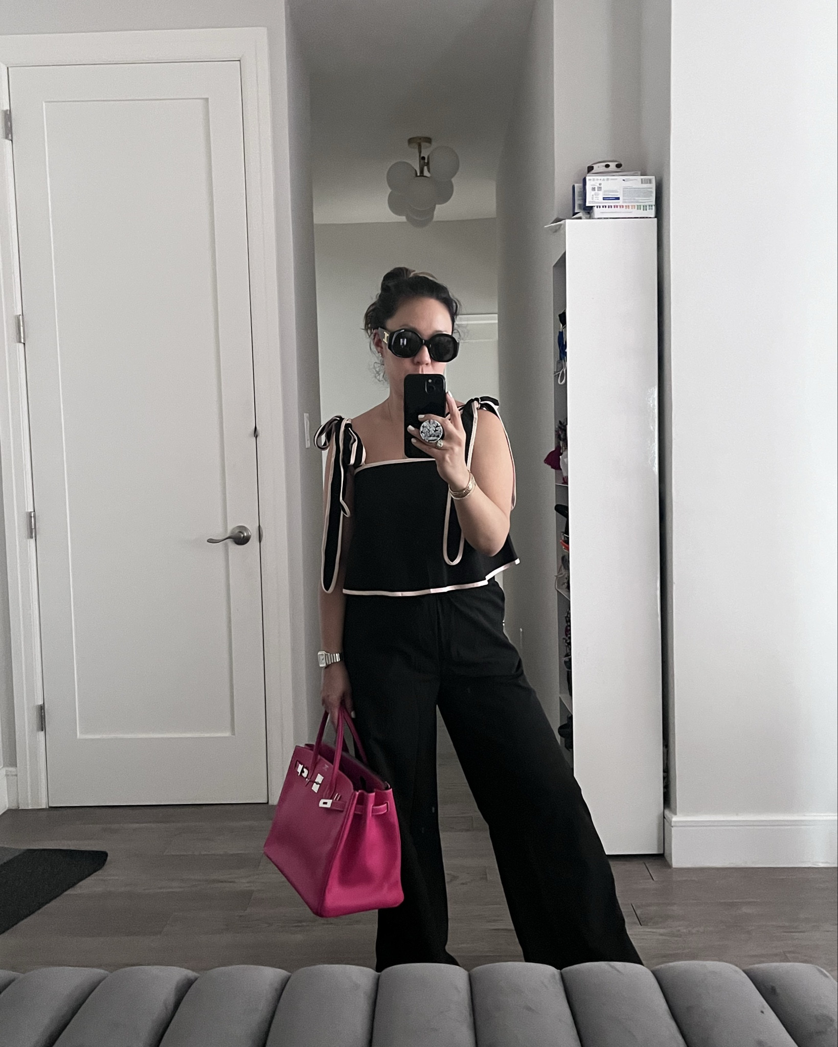 Black set. Flowy and comfortable. I’m wearing an xs. Zip back. Shoulders tie. 

#LTKSwim #LTKootd #LTKTravel