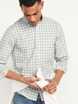 Regular-Fit Built-In-Flex Everyday Shirt for Men | Old Navy (US)