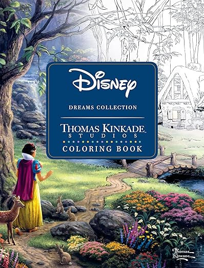 Disney Dreams Collection Thomas Kinkade Studios Coloring Book | Amazon (US)