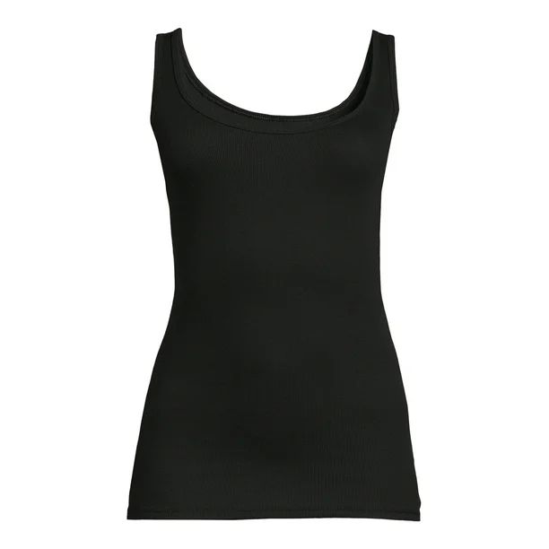 Time and Tru Women's Ribbed Tank Top - Walmart.com | Walmart (US)