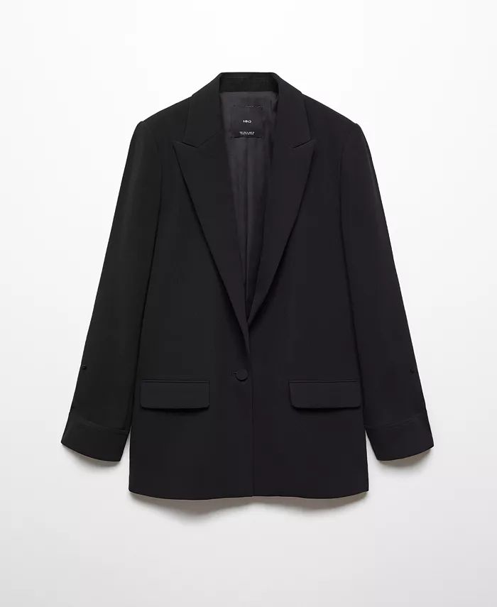 Women's Structured Lapels Blazer | Macy's