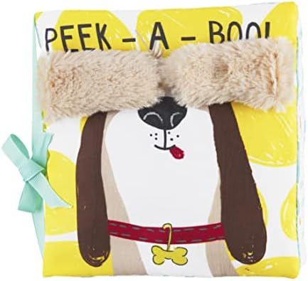 Mud Pie Children's Peek-A-Boo Plush Book | Amazon (US)