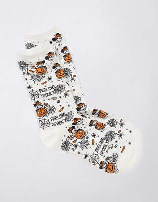 AE Disney Halloween Crew Socks | American Eagle Outfitters (US & CA)
