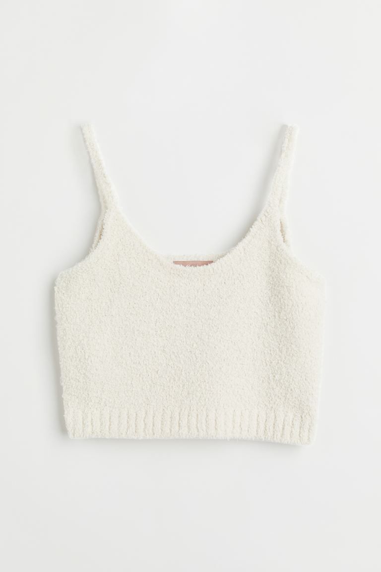 Fluffy-knit Crop Top | H&M (US + CA)