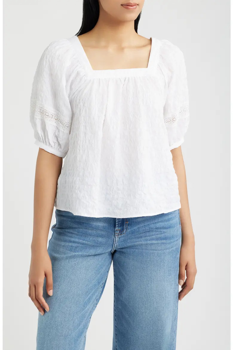 Lace Trim Top (Women) | Nordstrom | Nordstrom