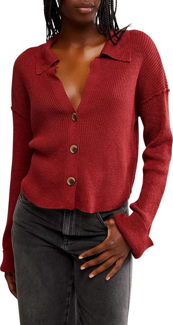 (3)3Ella Button-Up SweaterFree People | Nordstrom