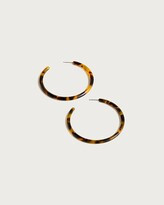 J.Crew Tortoise hoop earrings | J. Crew US