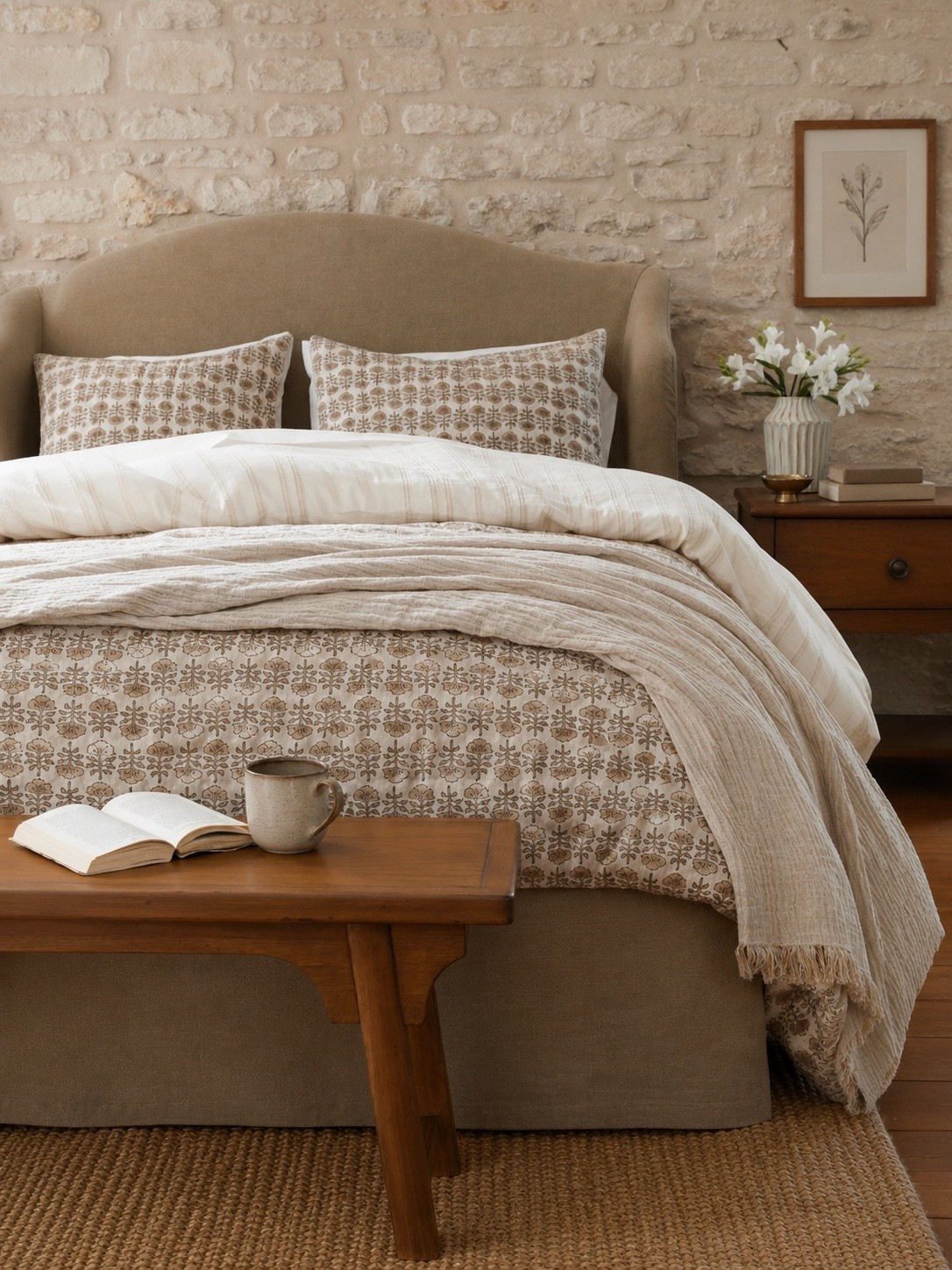 Adorable block print bedding on sale! Available in three colors. ￼

#LTKHome #LTKSaleAlert