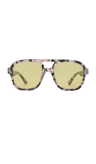 Whirlpool Sunglasses in Charcoal Tort & Sage Tint | Revolve Clothing (Global)