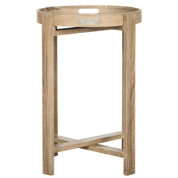 Hamish Side Table Light Gray - Safavieh | Target
