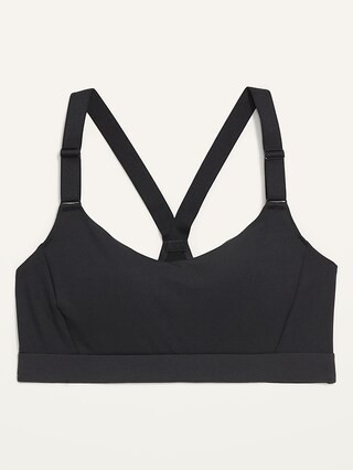 Medium Support PowerSoft Adjustable-Strap Sports Bra XS-XXL | Old Navy (US)