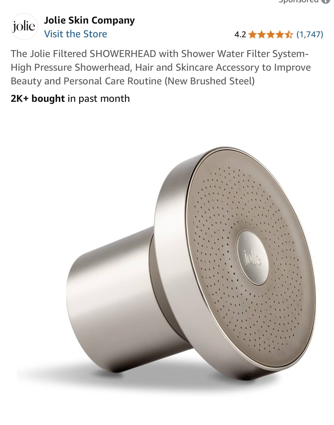 Shower head filter 