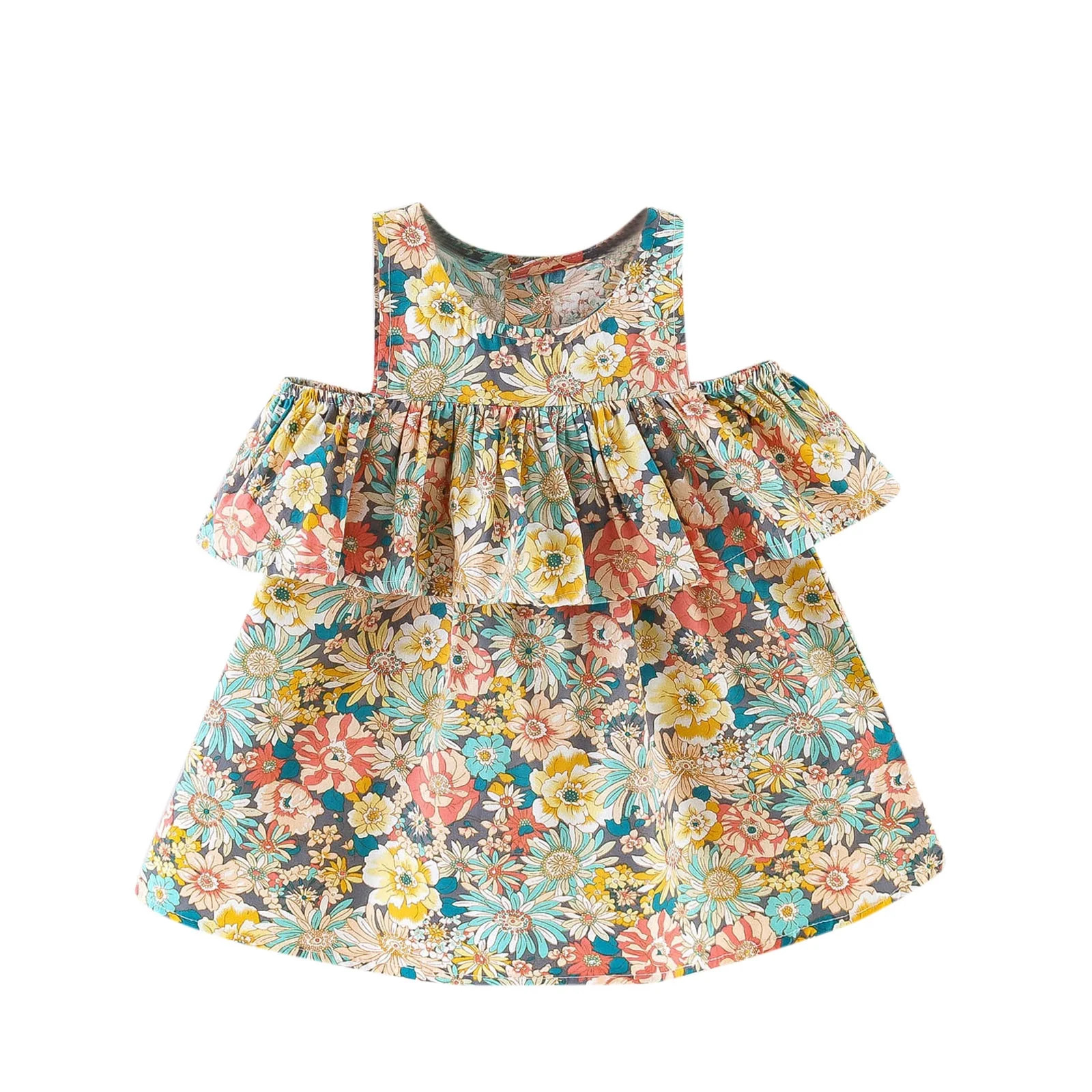 adviicd Baby Girl Clothes Toddler Girls Yellow Seersucker Easter Themed Smocked Dress Yellow 2-3 ... | Walmart (US)