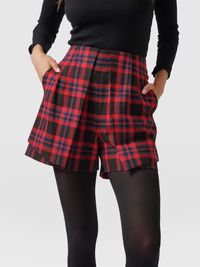 Cambridge Short - Red Check | Saint + Sofia (Global)