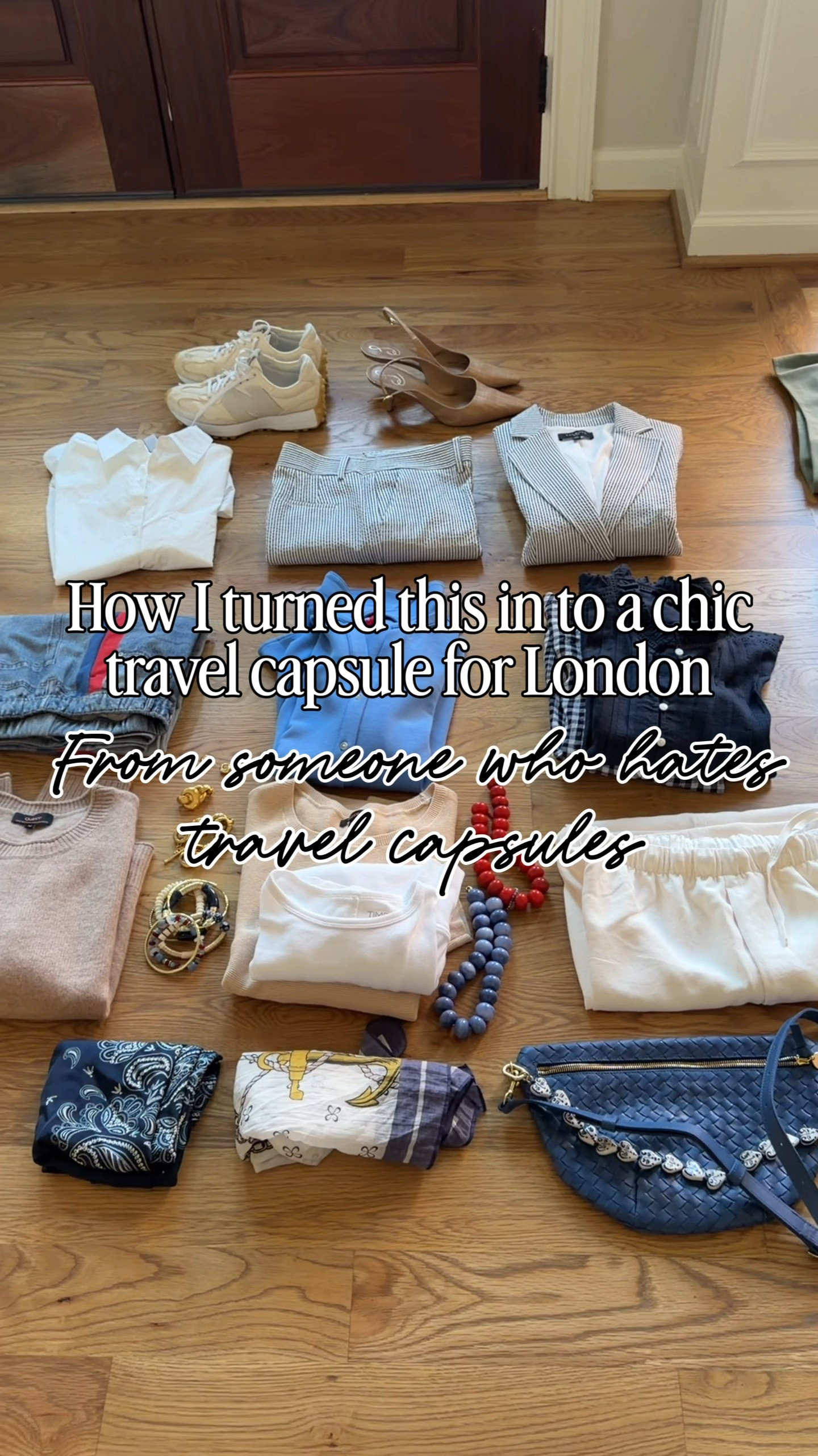 Heading to London and a cycle tour in Cornwall. So I added a few extra pieces from my basic sudoku grid of 9.

I'm excited to put these pieces in to action. I love having options and I know I have over 27 outfit combinations here (way more than I need for a 10 day trip!) Some will only be worn once, like the skirt for Tea at the Ritz, but most everything else has multiple ways to wear it.

#LTKOver40 #LTKWorkwear #LTKTravel