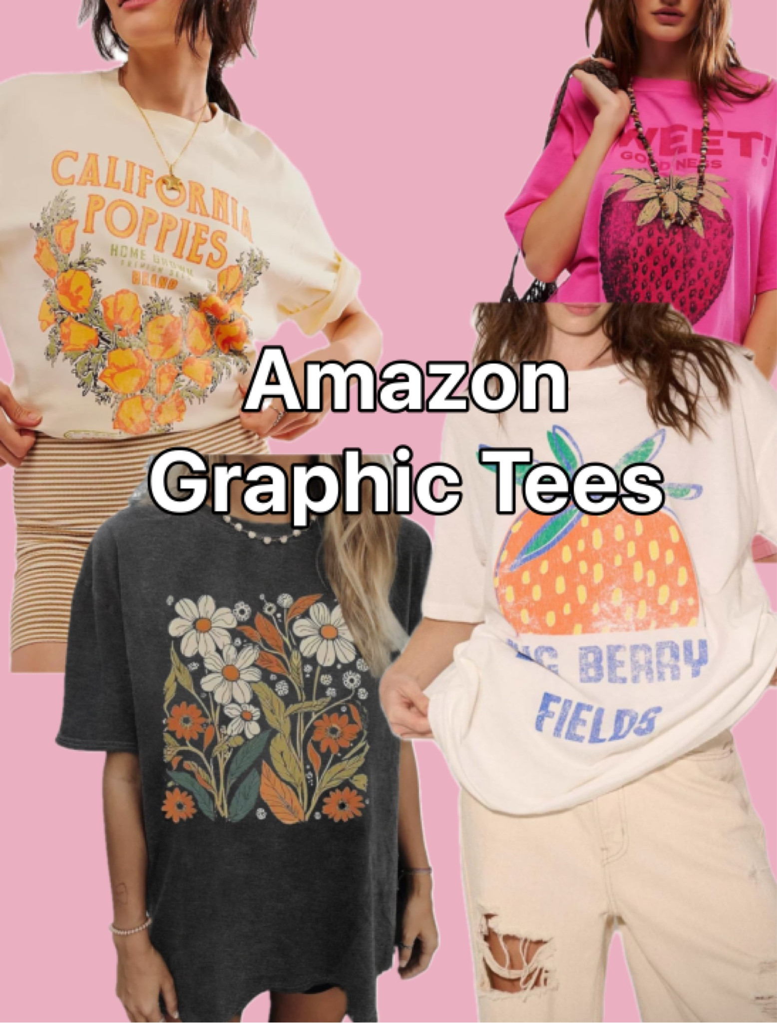 Amazon graphic tees for spring and summer #amazonfinds #amazon

#LTKStyleTip #LTKWatchNow #LTKU