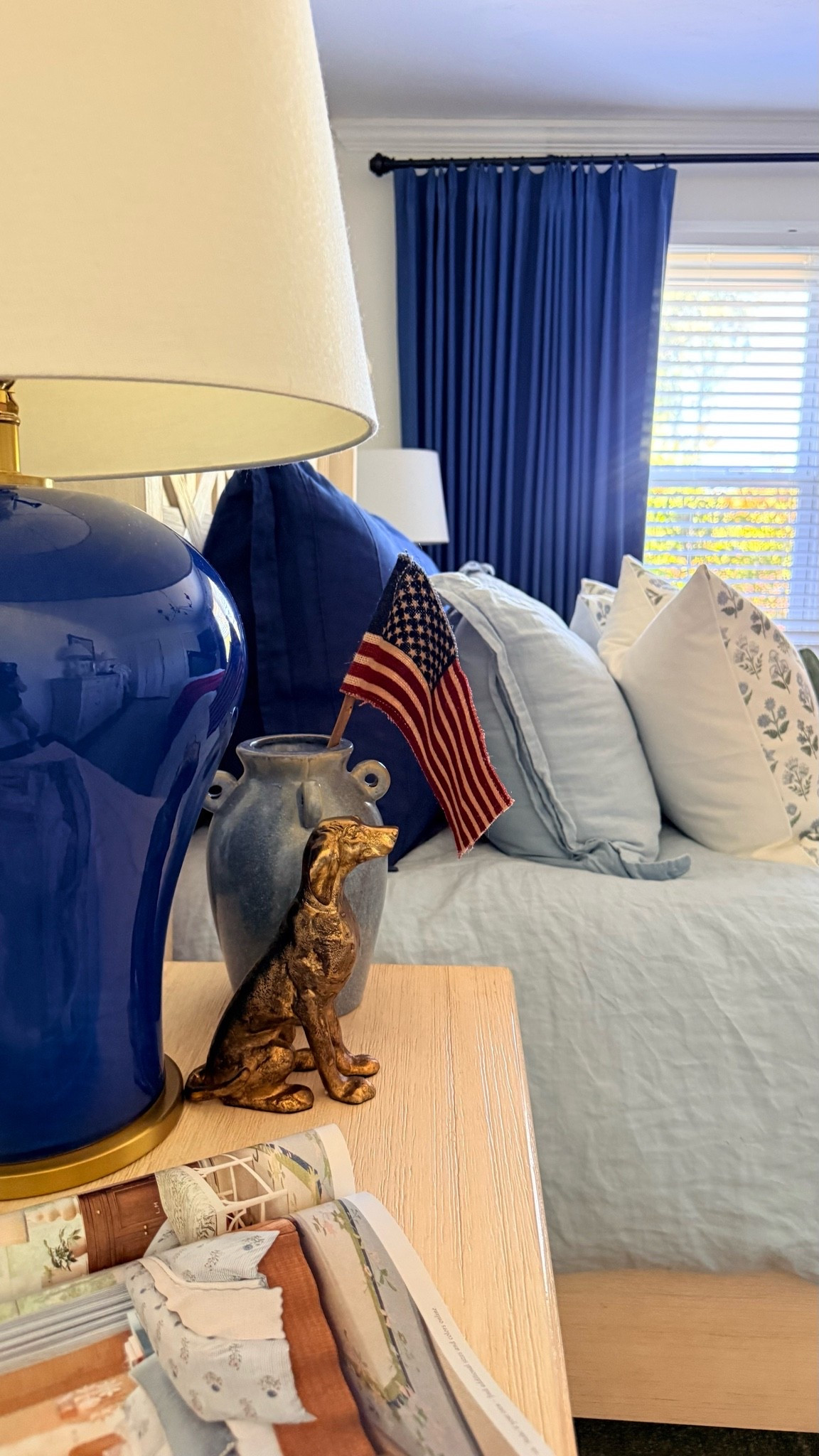 Patriotic home decor. Home decor. Traditional home decor. Labrador Statue decor. American  flag decor 

#ltkfind

#LTKSeasonal #LTKHome