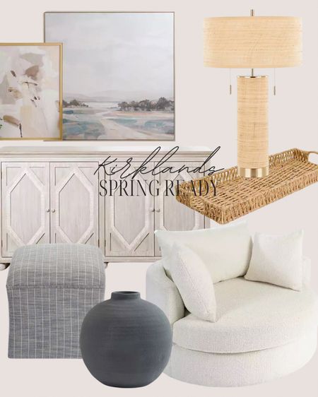 Get spring ready with these light and airy home decor and furniture finds from Kirklands!

#LTKhome #LTKfindsunder100 #LTKstyletip