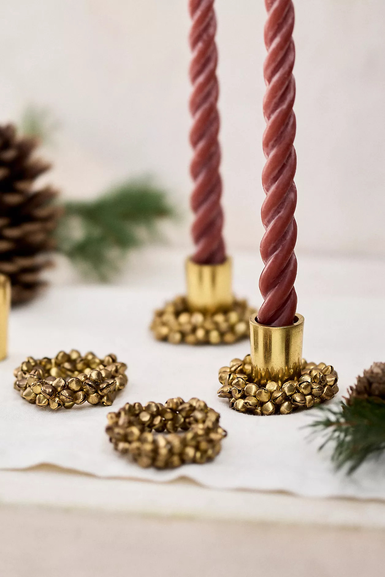 Jingle Bell Candle Holder Set | Anthropologie (US)