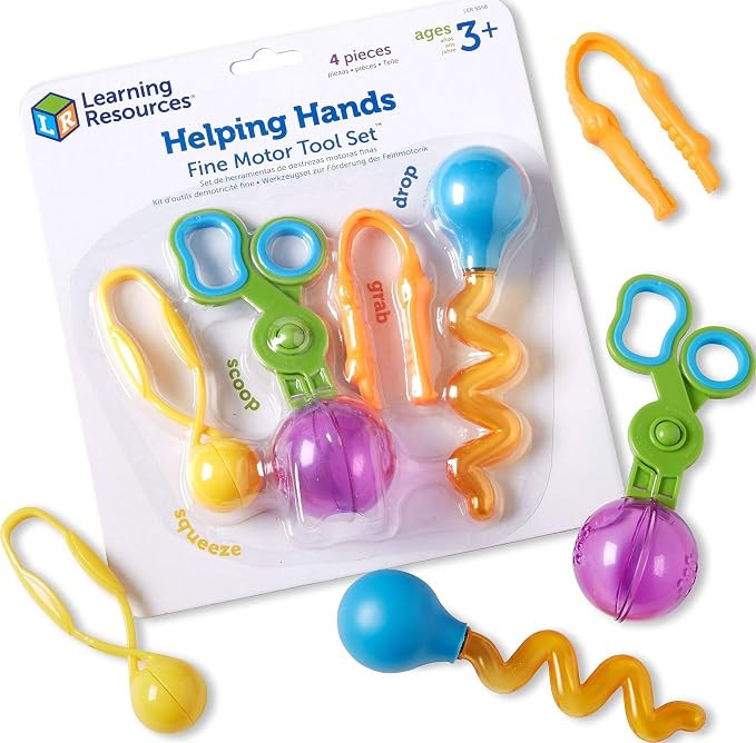 Learning Resources Helping Hands Fine Motor Tool Set Toy - Sensory Bin Sand Toys, Montessori, Pla... | Amazon (US)