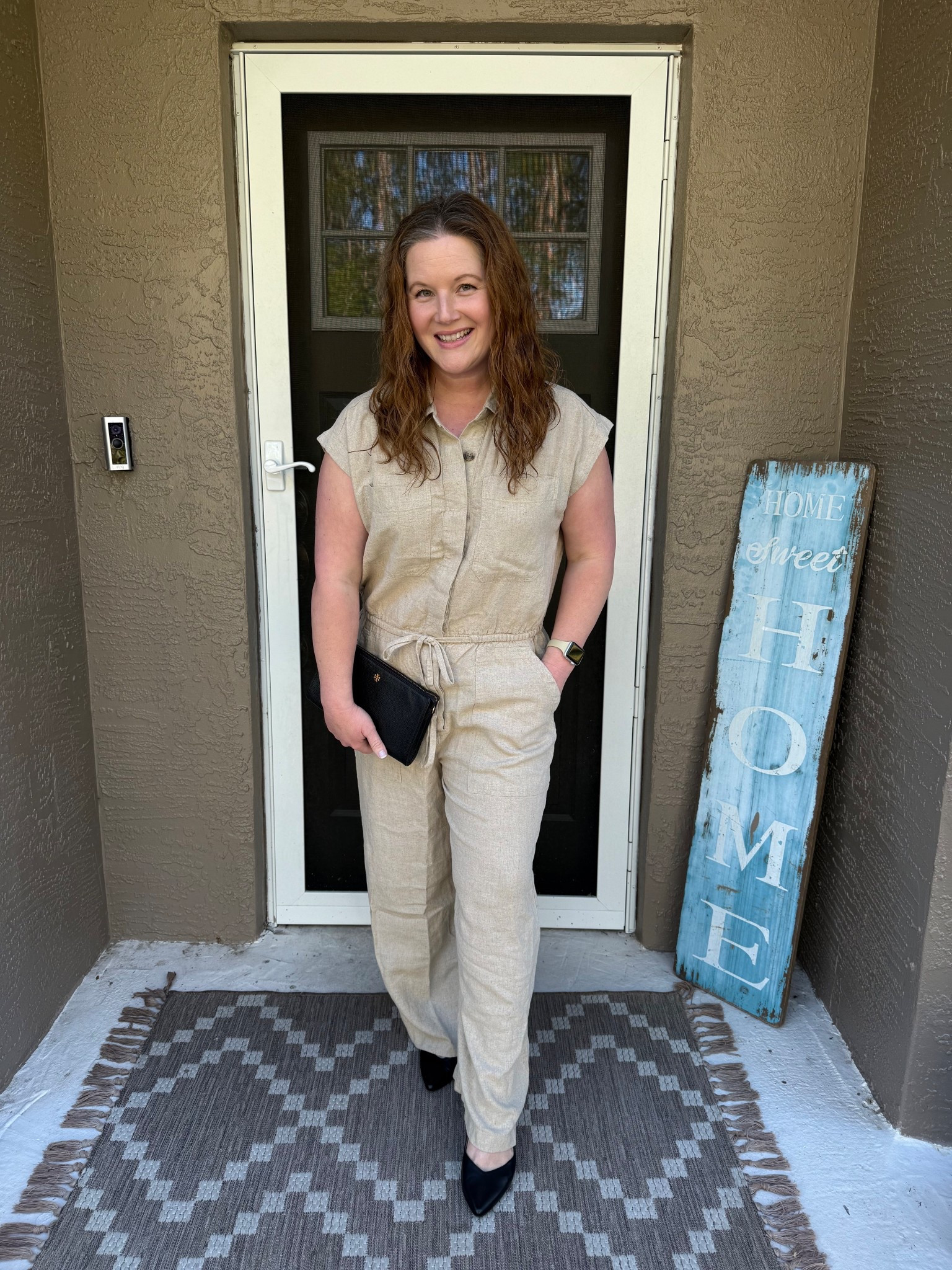 Target, Target style, Target Spring fashion, petite style, linen, jumpsuit, linen jumpsuit, kitten heels, Tory Burch purse

#LTKPetite #LTKFindsUnder50 #LTKMidsize