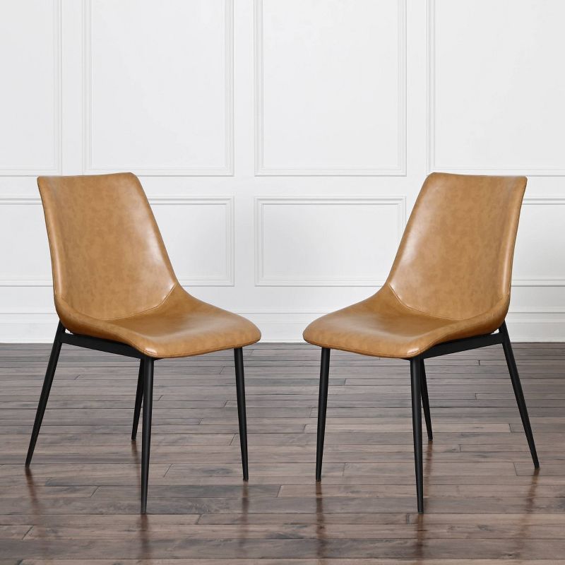 2pk Chloe Faux Leather Dining Chair - Abbyson Living | Target