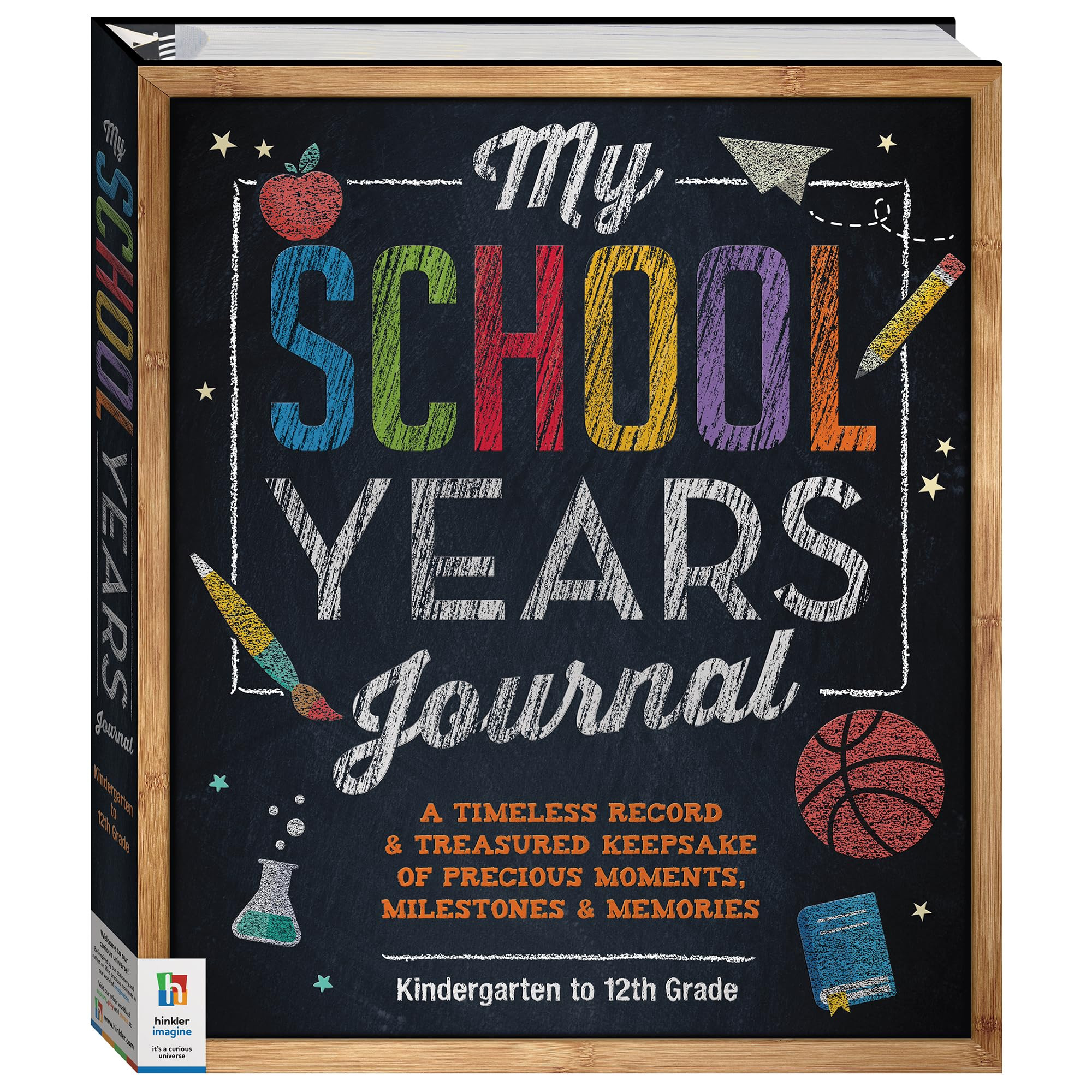 My School Years Journal - Preserve Memories of Children, Kindergarten to Grade 12, Store Certific... | Amazon (US)