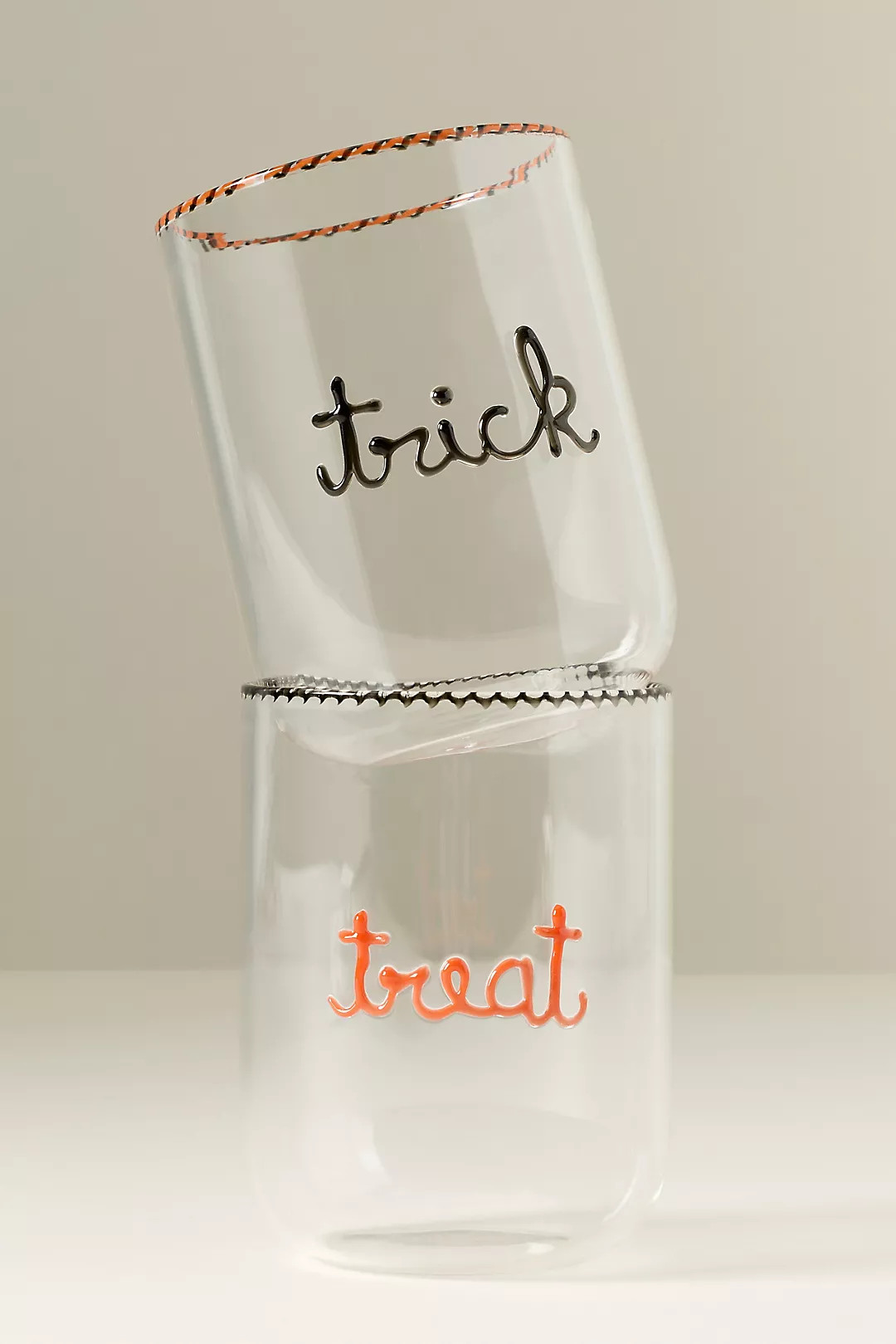 Love Notes Halloween Trick & Treat Juice Glasses, Set of 2 | Anthropologie (US)