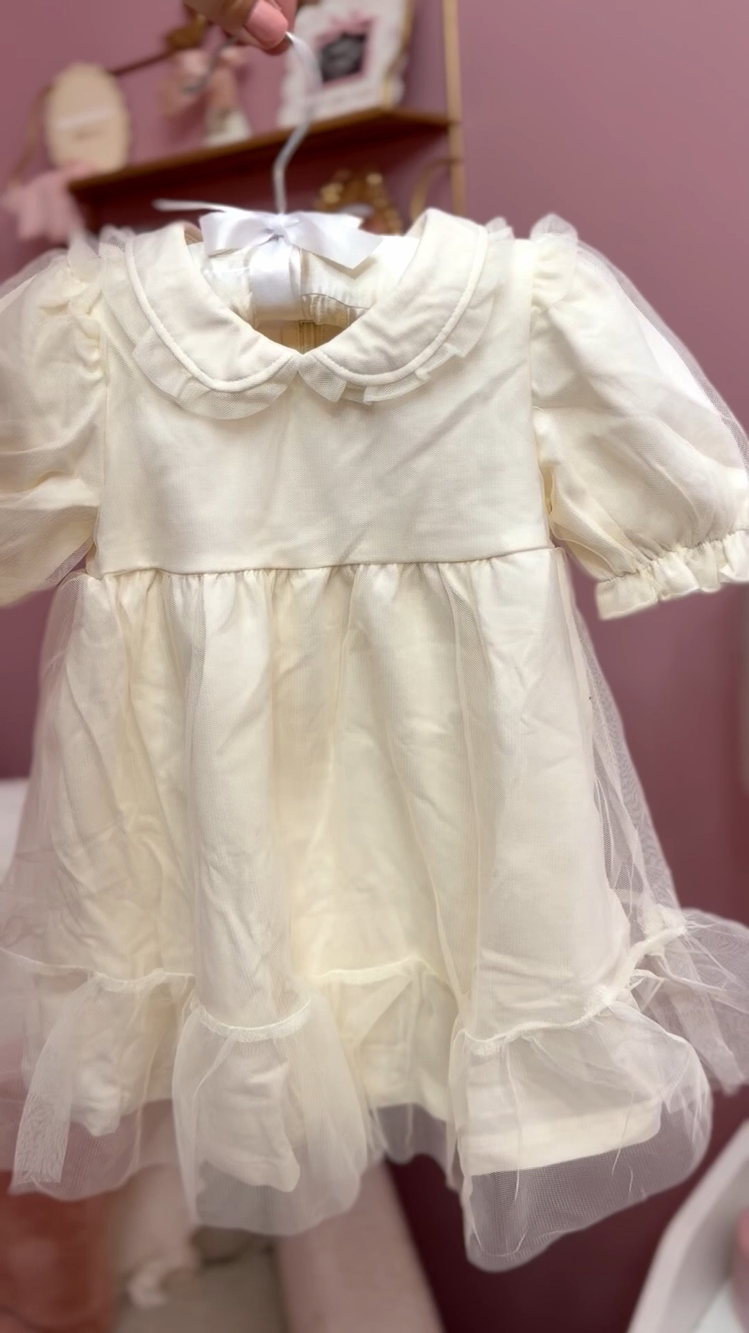 The cutest baby for dress I found for $8! Would be so cute for a first bday photoshoot. The ruffles + tulle🥹🤍🤍🤍

#LTKSaleAlert #LTKBaby #LTKSpringSale
