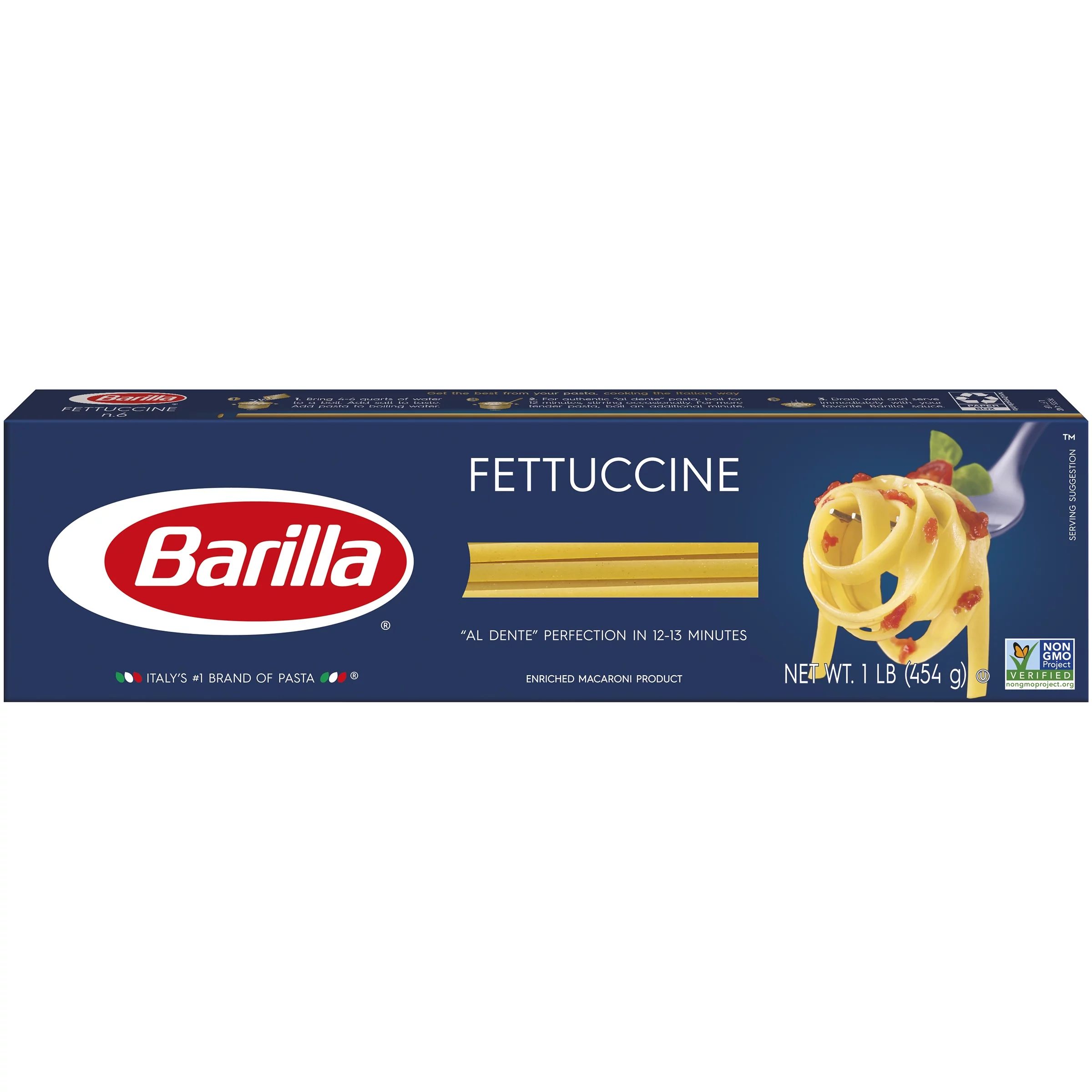 Barilla Fettuccine n.6 Pasta, 1 lb - Walmart.com | Walmart (US)